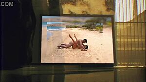 Ina Berry enjoys a beach day with her father-in-law in animation