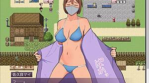 wild gravure idol in a lustful mask gallery takes over. full japanese chaos awaits.