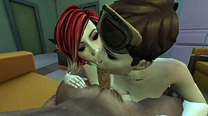 Roland, Lilith, and Patricia Tannis from Borderlands got wild in Sims 4 threesome!