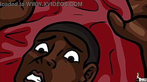 嘿，你们两个辣妹脱衣舞娘，为什么要舔那个大黑鸡巴？