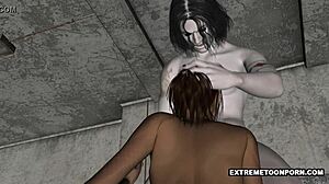 3D黑发妹吸吸血鬼硬屌狂野幻想