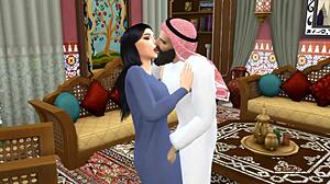 Arab avenges his wife's cheating with a sharp cock