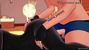 Novia dressed as enderman wants fun fucking. Hentai parody with costumes cum masked uncensored black spandex?