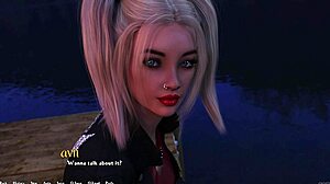 Being a DIK 185'te 18 yaşındaki sarışın striptizci rahat bir performans sunuyor, eğlenceli ve dağınık an