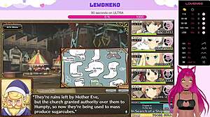 Vtuber Lewdneko Enjoys Wild Creampie Orgasm in Evenicle Part 21