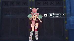 Damn, Varessa’s epic blowjob journey in Genshin Impact 1!