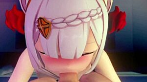 Noelle from Genshin Impact Sucks and Gets Nailed Doggy Style Hard!