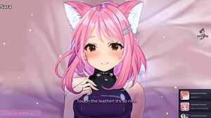 In the sfw world of mosaique neko 4, characters explore kissing therapy sessions with costumes and anime elements.