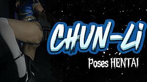 Wow, check Chun-Li’s sexy hentai poses as Astarioth!