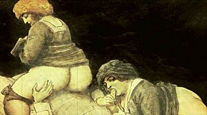 i remember finding these vintage erotic drawings with hairy details from the retro era