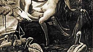 vintage erotic illustration with a seductive retro charm