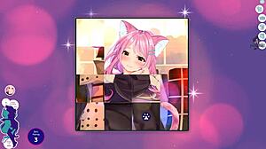 In the sfw world of mosaique neko 4, characters explore kissing therapy sessions with costumes and anime elements.