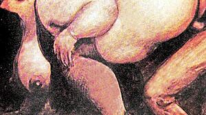 i remember finding these vintage erotic drawings with hairy details from the retro era