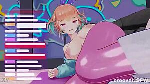 Takanashi Kiara用大奶秀加热直播