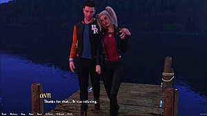 That 18-year-old blonde stripper in Being a DIK 185 offers a casual performance. It's a fun, sloppy moment with her.