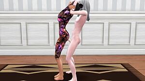 Tattooed Young 18+ Model Deepthroats And Rides Old Man In Creampie Sex