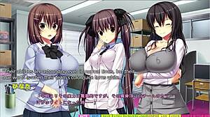 tenioha 2 hinata route part 5 shows banging shortie in golden bathtub