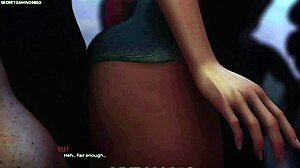 He teaches stepsis kissing skills in Desirium 03 3D porn game!