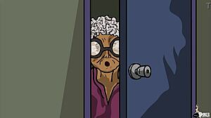 look at this thick irish milf grinding on a hard cock in hentai