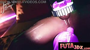 Futa3dx Challenge - Hold Off Cumming Until Countdown Ends with Big Cock Titty Fuck