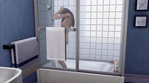 Spiderman Caught Stroking to May Showering