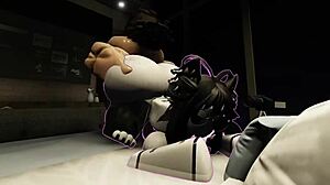 un desconocido me invita a casa y me sorprende con su enorme cosa roblox condo horny