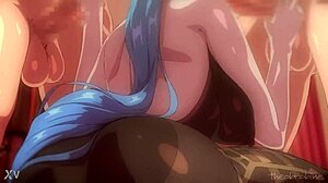 Anime Girl Licking Big Hard Cocks