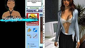 Office lady game, mess around with sexy outfit