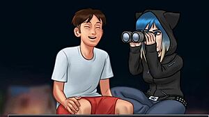 Summertime Saga 87 teases with homemade small tits action