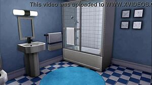 Spiderman Caught Stroking to May Showering