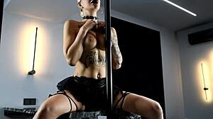 blonde tattooed babe nails epic blowjob and cunnilingus