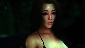 He teaches stepsis kissing skills in Desirium 03 3D porn game!