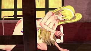 uhh, this stunning blonde cheerleader getting penetrated is insane 3d hentai