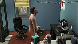 May took a shower and felt like masturbating, so she did it