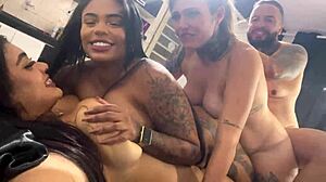 Doing It Right with Amazing Group Sex! Pussies Throbbing and Dripping as We Finish Together!