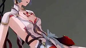 video 340 shows a wild 3d creampie in tight pussy.