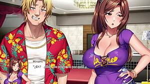 Chatting about Kanochi x NTR Family hentai game part 2