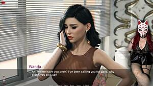 Ms Denvers Ep 37 - Stepmom Milf in Stockings Seduces in Anime Interracial Game