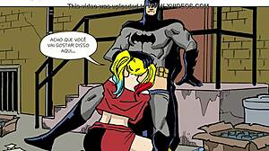 I'm pounding Harley Quinn hard in Batman's secret outdoor spot