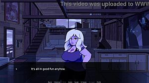 Gem Blast part 2 unfolds with Amethyst's steamy blowjob
