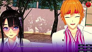 嘿，沉浸在Out of Touch Ch6中与我的前辈一起的狂野视觉小说！