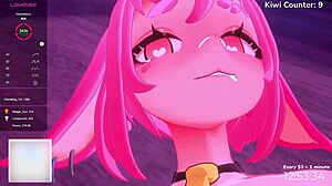 兔女 VTuber 为慈善疯狂不停高潮