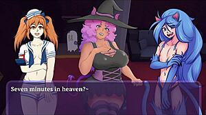 i enjoy the halloween hentai game with a bisexual orgy party and outdoor bdsm fun.