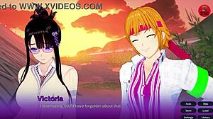 嘿，沉浸在Out of Touch Ch6中与我的前辈一起的狂野视觉小说！