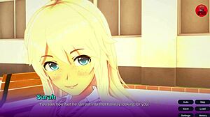 嘿，沉浸在Out of Touch Ch6中与我的前辈一起的狂野视觉小说！