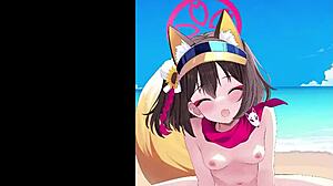 イズナ探索深层动漫场景，充满激烈转折和隐藏欲望在神秘领域