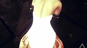 Honeyselect2 2B Nier in uncensored anime sex! Wow, what a creampie!