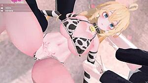 Overwhelming Pleasure in MMD Hentai J3