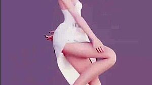 bella chica anime dancing with sensual moves 😍