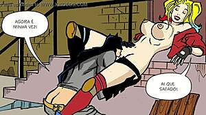 Batman Fucking Harley Quinn Outdoors!